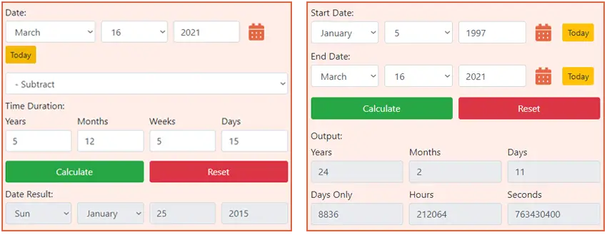 How Does the Date Calculator Works?